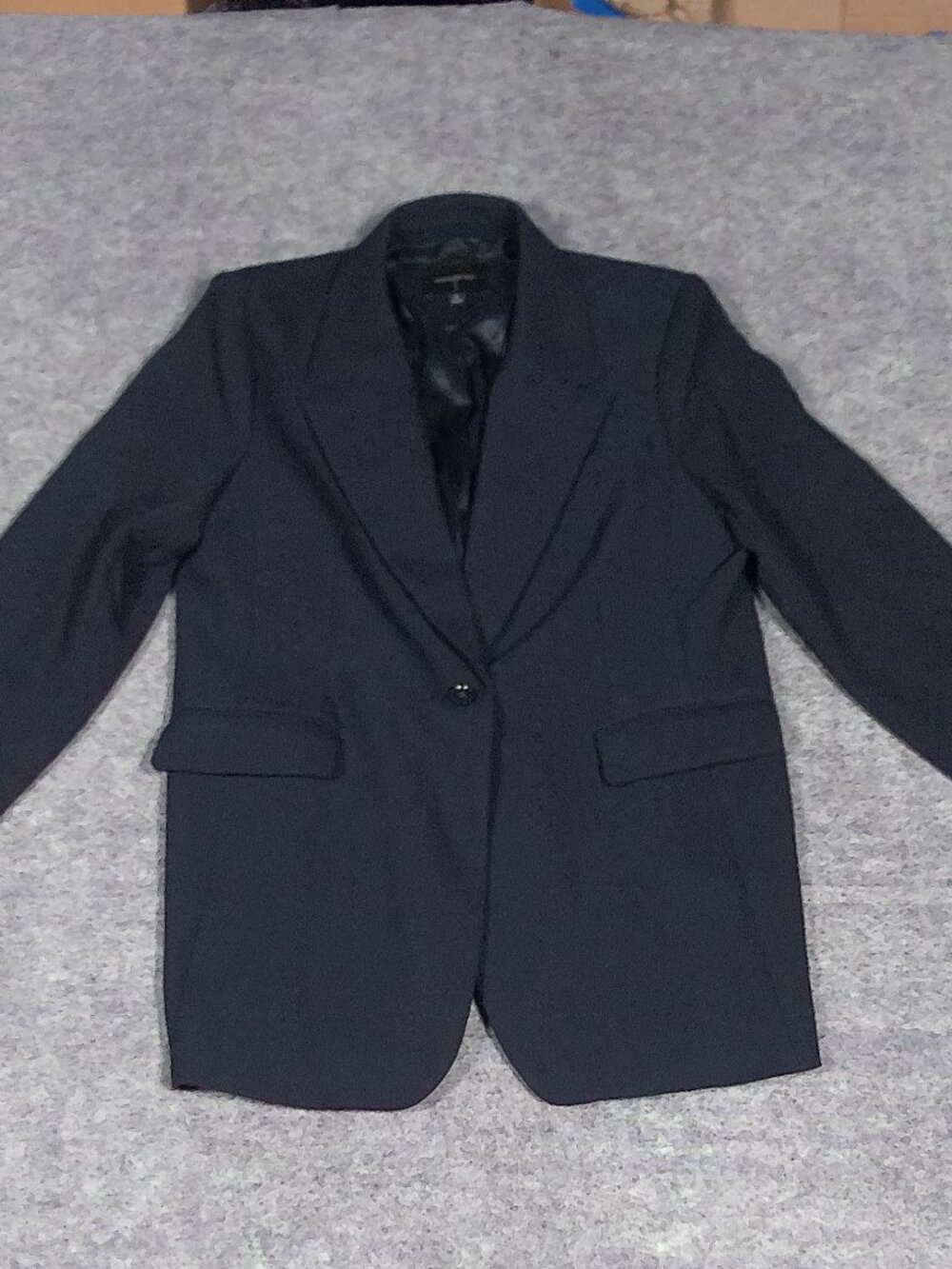 Banana Republic Womens Navy Blazer Size 16 Career Workwear Jacket